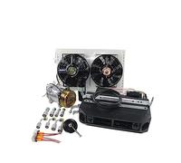 Kit de aire acondicionado Universal automotriz de 12V y 24V A/C for camión, minibús, furgoneta, Tractor, excavadora, RV, excavadora, aire acondicionado de CA Para camiones, autobuses(12V single cool)