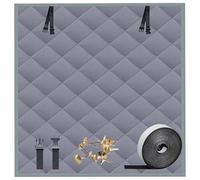 Kit de Aislamiento 78 x 95 cm, Keep Warm, Keep Cold Air out of The Window, Resistente Al Viento y Cálido, Reutilizable, Cold Protection Film con Tape, para Ático Coche, Gris