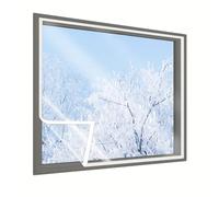Kit de Aislamiento de Ventanas，kits de aislamiento de ventana resistente a la intemperie，con Correas Adhesivas，para Ventanas de Invierno Apartamento Casa Baño Garaje(100x100cm(39x39"))