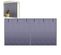 Kit de aislamiento para puerta de garaje, cortina magnética con aislamiento térmico, resistente a la intemperie, resistente al viento, insonorizante, ideal para protección en invierno