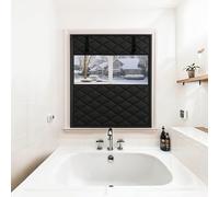 Kit de aislamiento térmico for ventanas de 50 a 45 cm (20 a 18 pulgadas), ideal for el hogar, dormitorios y salas de estar. Incluye cubierta aislante térmica.(Black,32x55in/80x140cm)