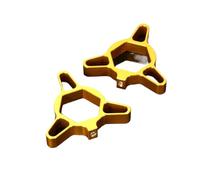 Kit De Ajustadores Precarga Suspensión Horquilla Aluminio CNC Universal Para Amortiguador Delantero, Anodizado Hexagonal, 14/17/19/22 Mm(Oro,17mm)