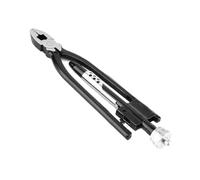 Kit de alambre de seguridad - Herramienta reversible resistente de 15 cm y 23 cm, pinzas de seguridad para torsader en cromo vanadio, para maquinaria aeronáutica, automóvil, aeropuertos, garajes,