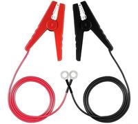 Kit de alambre eléctrico para valla de 3 pies con clips de cocodrilo, cable de valla resistente para ganado, caballo y ovejas, alambre de contención de animales de jardín resistente a la intemperie