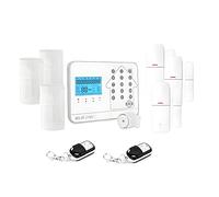 Kit de Alarma para casa conectada inalámbrica WiFi Box Internet y gsm Futura Blanca Smart Life- Lifebox - Kit3