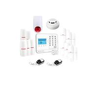 Kit de Alarma para casa conectada inalámbrica WiFi Box Internet y gsm Futura Blanca Smart Lifebox - KIT7
