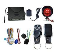 Kit de Alarma para Coche Nuevo y Cierre centralizado por Control Remoto con Sensor Impacto inmovilizador Sirena Fuerte función Anti-Robo a la Fuerza Seguridad Universal Coches