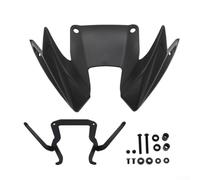 Kit de alerón de ala de presión delantera hacia abajo para Honda para Hornet para CB500 2024 2025, mejora la estabilidad del eje delantero y el rendimiento de control (negro)