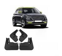 Kit de aleta de barro para Hyundai Venue 2019-2026 con cuatro plástico PP para protectores contra salpicaduras para montaje en esquina de guardabarros