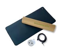 Kit de alfombrilla de conexión a tierra de 9.8 x 26.8 pulgadas con adaptador de cable de conexión a tierra de 16.4 pies incluido. Terapia natural de conexión a tierra para calidad del sueño,
