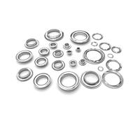 Kit de alicates de ojales de 6 mm y 10 mm, herramienta de anillo y ojal de metal con perforador, para cuero, lona, ropa y bricolaje, cierre de mano portátil (500 ojales de 10 mm)