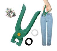 Kit de Alicates para Ojales y Remaches,Portátil con 200 Ojetes | Alicates Punzones para Ojales en Tela y Cuero | para Lona Cuero Papel Banderas Zapatos Ropa y Manualidades