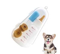 Kit de alimentación de jeringas de Medicina del Perro - alimentador de jeringas de Cachorro de Silicona Natural | Gatito jerings | Kittens Feeding Bottle Tool, Kit de pezón de alimentación de g