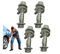 Kit de alineación de ruedas,Pernos de inclinación de ruedas - Perno de inclinación del tornillo del vehículo | 4X Tornillos de Camber de Rueda Tornillo Excéntrico de Camber, Kit de Pernos de Camber Aj