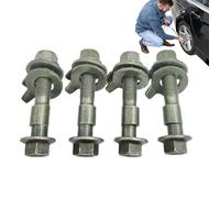 Kit de alineación de ruedas,Pernos de inclinación de ruedas | Tornillo excéntrico de posicionamiento de neumáticos de coche - 4X Tornillos de Camber de Rueda Tornillo Excéntrico de Camber, Kit de Pern