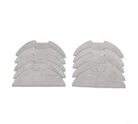 Kit de almohadilla de microfibra resistente compatible con Eureka E20 Plus para aspiradora Evo Robot, lavable, reutilizable, accesorio de limpieza de pisos, 10 piezas (paquete de 10)