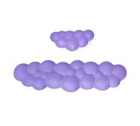 Kit de almohadillas de descanso para muñecas Cloud para teclado y ratón, espuma viscoelástica para palma antideslizante