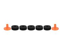 Kit de Almohadillas de Fieltro para Batería 7 Piezas, Resistentes al Desgaste, Accesorios Antifricción para Platillos - Protección Óptima, Material Duradero, Ideal para Baterista (40mm (WC76))