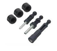 Kit de almohadillas de montaje de goma para cubierta de motor 4M5G-6A994-AA para Focus MK2 2004-2011, juego de 3 piezas, buje de tapa de válvula de motor negro
