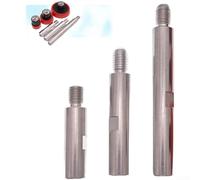 Kit de almohadillas de pulido M14 para detalles de automóviles, almohadillas de lijado de espuma de aleación con varilla de extensión, discos de pulido de bordes suaves para corrección automotriz