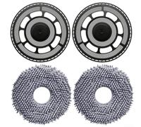 Kit de almohadillas de repuesto para fregona, apto para Roborock QV 35A QV 35S Qrevo-S5V Qrevo-Edge Qrevo-Edge S5A Qrevo-Curv Robot Aspirador Herramientas Accesorios
