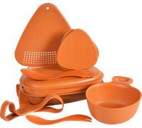 Kit de almuerzo de 8 piezas naranja light my fire