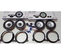 Kit de altavoces Alpine para Nissan Qashqai con adaptadores y soportes