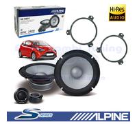 Alpine S2-S65C 16,5 cm (6,5") 2 vías componentes altavoz conjunto 240 vatios