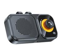 Kit de altavoces Bluetooth 5.4 para coche, manos libres, con clips para parasol, receptor de audio inalámbrico, reducción de ruido, altavoz, reproductor de música MP3