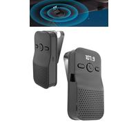 Kit de altavoz manos libres para coche, pantalla digital Bluetooth 5.4 con tarjeta SD de 32 GB, micrófono manos libres, visera solar, reproductor de música FM con micrófono