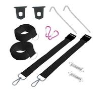 Kit de amarre toldo tipo S negro for caravanas, autocaravanas, automóviles, piezas, accesorios, herramientas for acampar, F35, F45 y F65