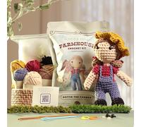 Kit de amigurumi de crochet para principiantes, adultos y ni os. Aprende a tejer a crochet con este kit de animales de peluche de hilo f cil de u