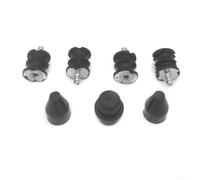 Kit de amortiguador antivibración para motosierra 36 41 136 137 141 142 sustituye a 530029870 530029984 aislador de montaje de goma negro (A)