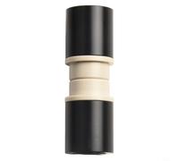 Kit de amortiguador de rueda trasera para bicicleta para Fox para Rockshox, aleación de aluminio y repuesto de goma, 22-68 mm, negro (68 mm)
