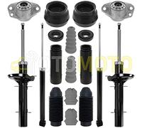 Kit de amortiguadores delantero/trasero compatible con VW GOLF 4 IV 1J BORA compuesto de 12 piezas