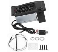 Kit de amplificador de guitarra eléctrica acústica kit de graves respuestas de rango medio de tonos suaves negros