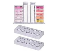 Kit de análisis de agua - Tiras reactivas para piscina de 100 piezas, kit de prueba de agua para potable, piscinas, spas, acuarios, educación científica, uso en laboratorio