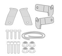 Kit de anclaje Givi para HONDA NC 750 X 16-20 | NC 750 S 16-20
