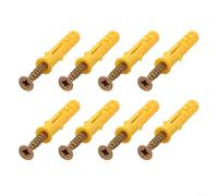 Kit de anclaje y tornillo de pared de acero inoxidable 50 piezas, para varias tareas de montaje de paneles de yeso, fuerte y solución (M8 x 40)