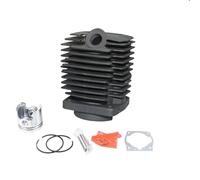 Kit DE Anillo DE PISTÓN DE Cilindro DE 40 mm Ajuste for 1E40F-6 49CC, Motor DE 2 Tiempos ZYLINDER Montaje For Robin 411 DESBROZADORA Piezas DE Recortadora DE CÉSPED