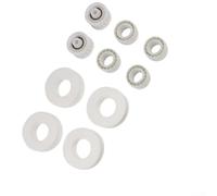 Kit de anillos de escalada y ruedas guía para limpiadores robóticos de piscinas Dolphin M200 M400 M500 CC For Plus para DX3 para DX4 DX6, paquete de 4 pistas con engranajes de polea