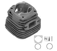 Kit de anillos de pistón de cilindro, repuesto de piezas de motosierra duraderas de 45,2 mm de alto rendimiento para motosierra de gasolina 5800 de 58 cc, aleación de aluminio y