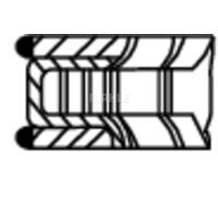 MAHLE Aftermarket Juego de aros de pistón para BMW: Série 3, X6, Série 1, Série 5, Série 2, Z4, X5, Série 6, Série 7, M2, X3 (Ref: 081 RS 00111 0N0)
