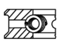 MAHLE Aftermarket Juego de aros de pistón para PORSCHE: 911 (Ref: 503 98 N0)