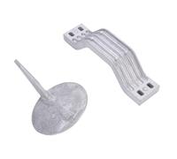 Kit de ánodo de Aluminio 6g5 45251 01 Soporte de Transom ánodo TRIM TAB Skeg-ánodo Reemplazo para 150-225 Caballos de Fuerza Motor Fuera de Borda
