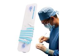 Kit De Anudos - Tabla De Entrenamiento De Nudos | Plantilla De Habilidades De Sutura Médica 20x5cm, Tabla De Tejer De Educación Clínica Para Enseñar Simulación De Entrenamiento De Laborado