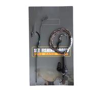 Kit de aparejo de pesca para el cabello, herramienta de cebos trenzados, herramienta de trenzas, gancho de púas, aparejos de pesca, gancho de aparejo de pesca, herramienta de aparejo de pelo fácil de