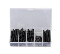 Kit de Aparejos de Terminal de Pesca de Carpas Premium Duriable Líder de Manga enredada Clip Cambio de Goma de Goma Accesorios de Pesca giratoria Set para Pescadores de Carpa 60