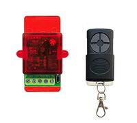 Kit de apertura automática con mando a distancia para abrir puertas con cerradura eléctrica, de 12 a 24 V aprox - (se conecta directamente al botón de apertura sin necesidad de alimentación externa)