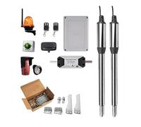 Kit de apertura de portón, Abridor de puerta automático for casa, granja, cabaña, puerta abatible for abridor de puerta de 16 pies de longitud o 600 lb, actuador lineal más cercano(TUYA KIT F)